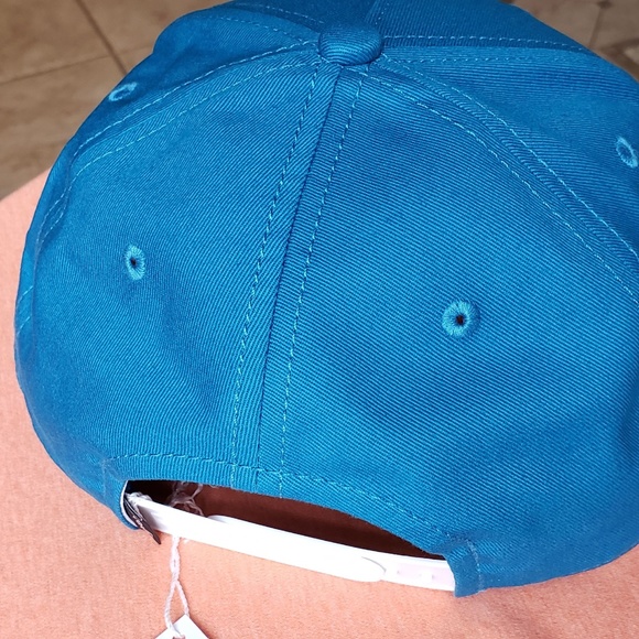 COACH FLAT BRIM HAT:NWT  SIGNATURE TWIST (C2451) TEAL - Picture 8 of 15